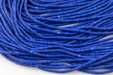 Blue Jasper Heishi Discs Beads 1.5x2mm15.5" Strand- Extra Fine
