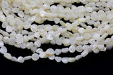 Mother of Pearl Nugget Strand -Handmade Jewelry- 15.5 inches- 38 pcs- 9-10mm