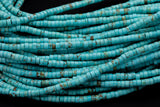 Magnesite Turquoise Heishi Beads Rondelle 15.5-16" Gemstone Beads