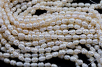 4x5mm Potato Nugget Pearl Freshwater Pearl-Full Strand 15.5 inch Strand