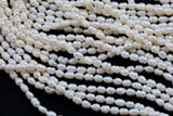 4x5mm Potato Nugget Pearl Freshwater Pearl-Full Strand 15.5 inch Strand