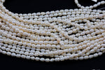 4x5mm Potato Nugget Pearl Freshwater Pearl-Full Strand 15.5 inch Strand