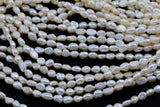 4x5mm Potato Nugget Pearl Freshwater Pearl-Full Strand 15.5 inch Strand