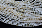 3x4mm Rice Potato Pearl Freshwater Pearl-Full Strand 15.5 inch Strand
