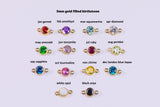 3mm Rose Gold Filled Connectors 14/20- Add-On Birthstone Made in USA Real 14k Gold Filled Charm and Connector