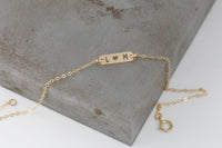 Personalized Permanent Jewelry Connector Tag 14K Gold Filled / 925 Sterling Silver Gold Filled Connectors Wholesale Supply Customizable Pill
