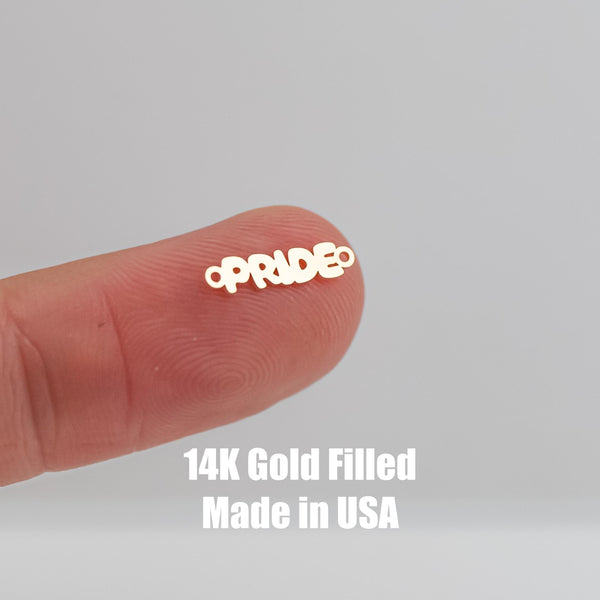 Pride Connectors - 14Kt Gold Filled or Sterling Connectors - For Permanent Jewelry Bracelet, Necklace, Ring - Permanent Jewelry Supply