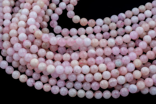Pink Morganite Smooth Round Beads 4mm 6mm 8mm 10mm 12mm 15.5" Strand
