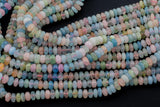 Natural Multi Beryl Morganite Aquamarine High Quality Smooth Roundel, 8mm - Full 15.5 Inch Strand-Full Strand 15.5 inch Strand