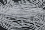2mm or 3mm Crystal Round -2 or 5 or 10 STRANDS- Extra Fine-14 inches long about 100+ Beads - Clear