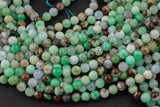 Natural Australian Chrysoprase, High Quality in Round, 4mm, 6mm, 8mm, 10mm, 12mm, 14mm-Full Strand 16 inch Strand Smooth Gemstone Beads