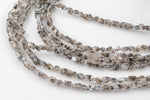 Super Clear Natural Herkimer Diamond Quartz Beads 6mm Double Pointed Quartz 14" Strand Top Drilled-