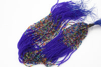 2mm Crystal Round 1 or 2 or 5 or 10 STRANDS- 15 inch strand- Clearance- Random Color