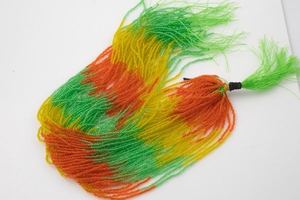 2mm Crystal Round 1 or 2 or 5 or 10 STRANDS- 15 inch strand- Clearance- Random Color