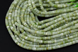 Natural Jadeite Heishi Discs Beads 2x4mm 3x6mm 15.5" Strand