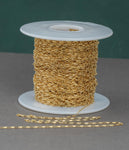 Gold Filled Elongated Oval Rolo Chain 1.3x3mm - Dainty Paperclip Style Wholesale Chains for Permanent Jewelry - USA made