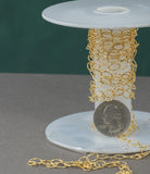 5.5mm Oval Chain Gold Fill Chain - Wholesale - By the Foot- 14/20 Permanent Jewelry Chain
