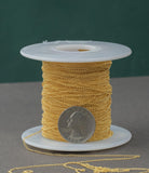 1.3mm Curb Gold-filled Chain by the foot or 10 feet-- Flat Chain Permanent Jewelry Chain