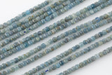 Natural Kyanite Faceted Cube Beads Size 3mm 15.5" Strand