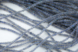 Natural Labradorite Faceted Cube Beads Size 2.5mm 15.5" Strand
