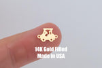 Golf Cart Florida Connector - 14Kt Gold Filled or Sterling Silver- Sun Connectors - Bracelet or Necklace - Permanent Jewelry Supply