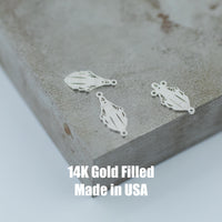 North Star Outline Connector Permanent Jewelry Connectors 14K Gold Filled or 925 Sterling Silver Gold Filled Connectors Bracelet