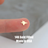 Permanent Hawaii State Island- Big Island, Oahu, Kauai, Maui - 14kt gold filled or Sterling Silver - Made in the USA - Custom Charm