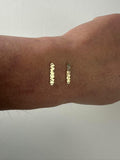 KARMA Permanent Jewelry Connector- Intricate Detail - 14kt gold filled or Sterling Silver - Made in the USA - Custom