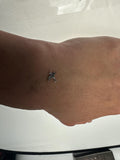 Seagull Flying Bird Sea Gull Swallow Swift Permanent Jewelry Connector Charm 14kt gold filled or Sterling Silver - Made in the USA - Custom