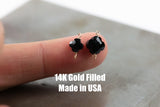USA Gold Filled Permanent Jewelry Connectors Gemstone Crystal Cross Connector Charm 1420 Gold Filled Made in USA