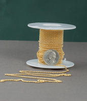 Gold Filled Rolo 1.4mm, Wholesale, USA Made, Chain by foot Permanent Jewelry Chain
