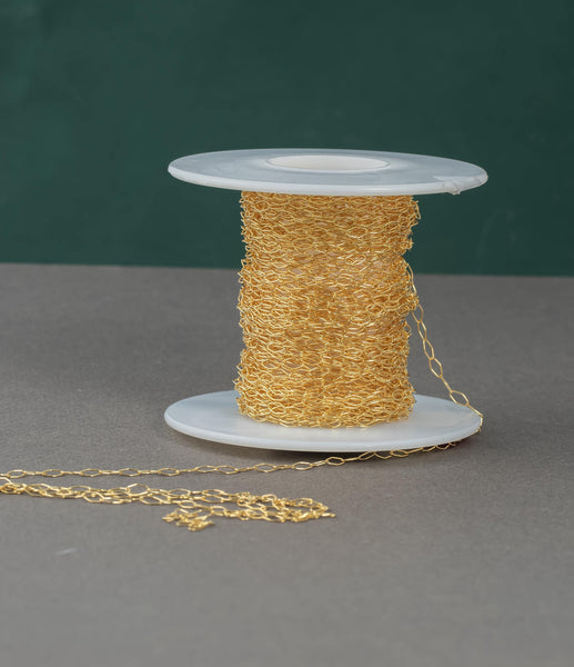 2.5x5mm ROUND or Flat Marquee Gold-filled Chain -Wholesale - USA Made gold filled