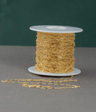 Long & Short 14kt Gold Filled Flat 1.6mm Long and Short Chain - Great for Necklace for Permanent Jewelry - USA made