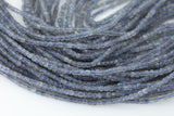 Natural Labradorite Faceted Cube Beads Size 2.5mm 15.5" Strand