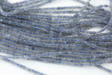 Natural Labradorite Faceted Cube Beads Size 2.5mm 15.5" Strand