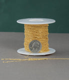 Gold Filled FlatPaper Clip Krinkled Waves Chain, Elongated Oval Chain, 2x5.5mm and 1.8x4mm links, , Wholesale, USA Made, Chain by foot