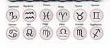 Zodiac connector, gold filled, sterling silver, permanent jewelry connector, hand stamped connector, custom charm- 10x7mm oval