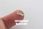 Tow Truck- Permanent Jewelry Connector or Charm- - 14kt gold filled or Sterling Silver - Made in the USA - Custom