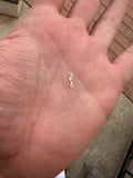 Antler Permanent Jewelry Connector or Charm- Intricate Detail - 14kt gold filled or Sterling Silver - Made in the USA - Custom