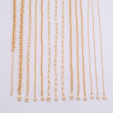 16 Inches- 14 kt Gold PVD Plated Anti-Tarnish Gold Plated Necklace- Large Collection