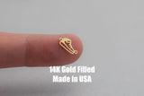 Sneakers Shoes Connector - Permanent Jewelry Connector or Charm- - 14kt gold filled or Sterling Silver - Made in the USA - Custom