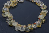 Natural CITRINE Nugget 19x19mm rough drops. Gemstone Beads