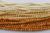 Natural Ox Bone Beads, semi round, 8mm,10mm,12mm plus 3 colors. Gemstone Beads