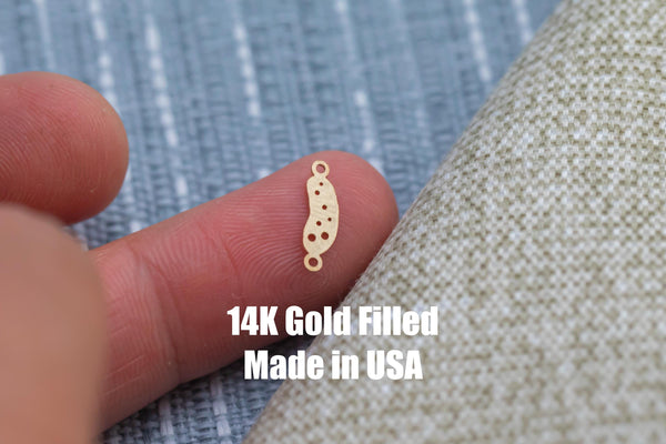 Pickle - sterling silver or gold filled- permanent jewelry Pickle connectors- charm, pendant,