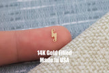 Lightning Mini Connector - Tiny 14Kt Gold Filled or Sterling Silver Connectors- for Bracelet or Necklace - Permanent Jewelry Supply