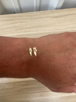 Soccer Shoes or Cleats Connector - Tiny 14Kt Gold Filled or Sterling Silver Connectors- for Bracelet or Necklace - Permanent Jewelry Supply