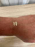 Soccer Shoes or Cleats Connector - Tiny 14Kt Gold Filled or Sterling Silver Connectors- for Bracelet or Necklace - Permanent Jewelry Supply