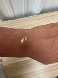 Fishing Lure Connector - Tiny 14Kt Gold Filled or Sterling Silver Connectors- for Bracelet or Necklace - Permanent Jewelry Supply