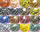 8mm Crystal 64 colors Rondelle Huge Selection First Section - 1 to 5 Strands