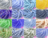 8mm Crystal 64 colors Rondelle Huge Selection First Section - 1 to 5 Strands